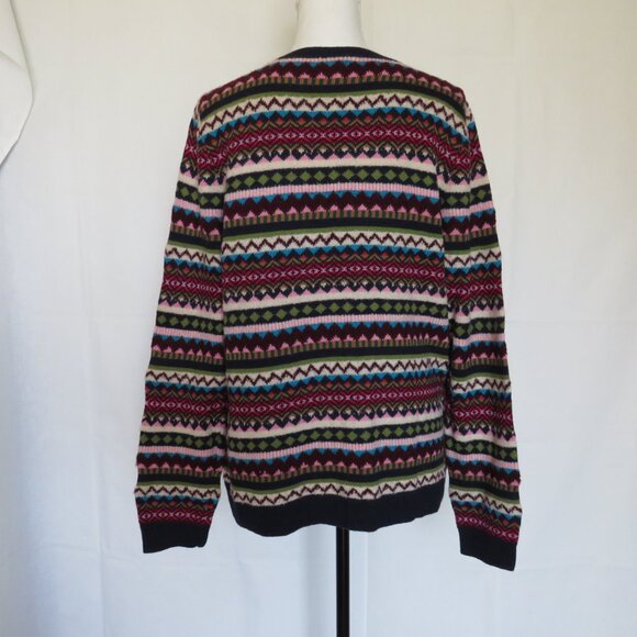 Talbots Striped Embellished Long Sleeves Women’s Sweater XL - Picture 8 of 11